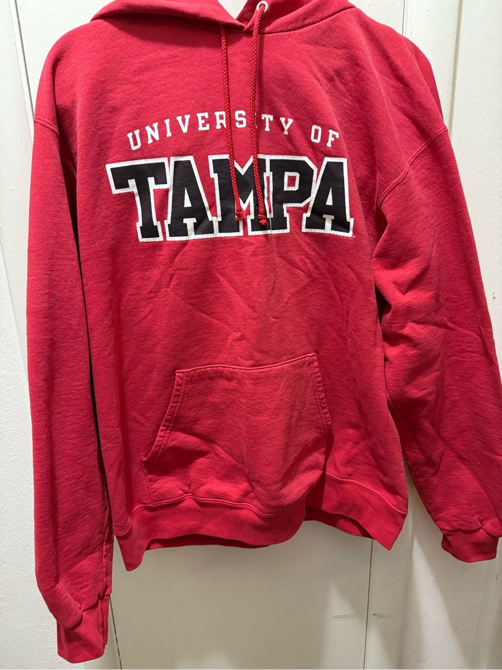 Champion Red University of Tampa Hooded Sweatshirt